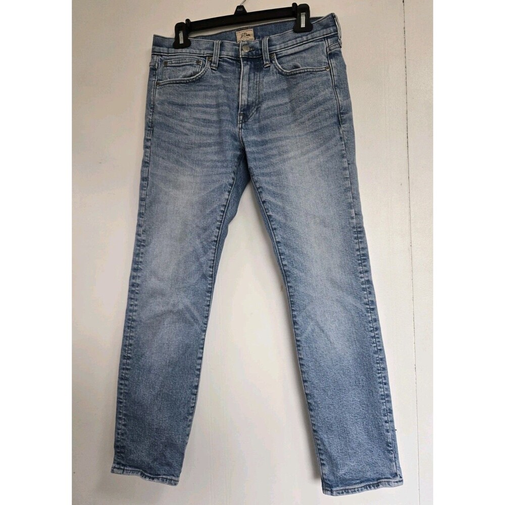 J. Crew Men’s Straight Jeans Light Blue Wash